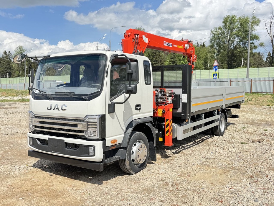JAC N120-L (МРМ 12т) КМУ KANGLIM KS1154 (5т) БОРТ 6,3х2,55х0,6м